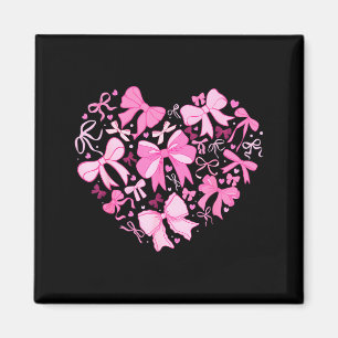 Valentine Coquette Nk Bow Heart Women Girls Kids  Magnet