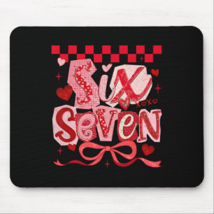 Valentine Coquette Six Seven Bow 6 7 Meme Women Gi Mouse Pad