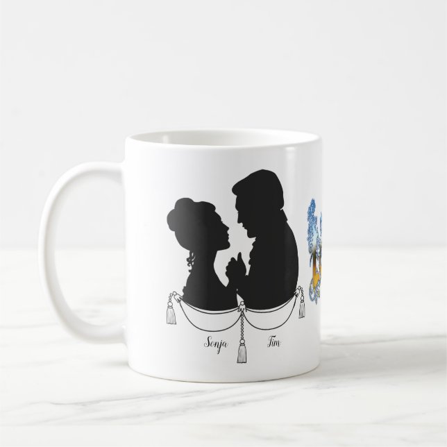 Valentine-couple-celebration  coffee mug (Left)