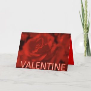 VALENTINE CREATIONS - RED ROSE GREETING CARDS