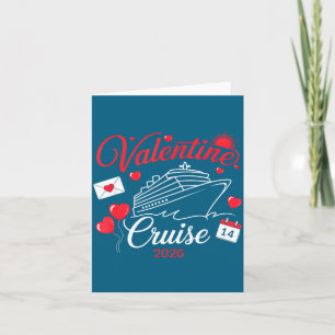 Valentine Cruise 2026 Funny For Design Card