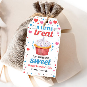 Valentine Cupcake Tags, Classroom Valentine's Tag