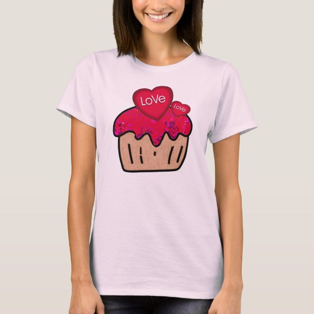VALENTINE Cupcake  Tee (Front)