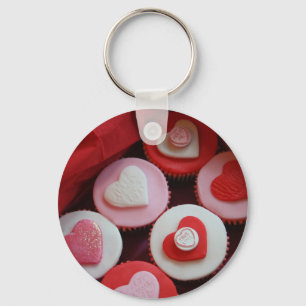 Valentine Cupcakes Key Ring