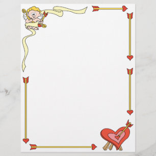 Valentine Cupid Letterhead