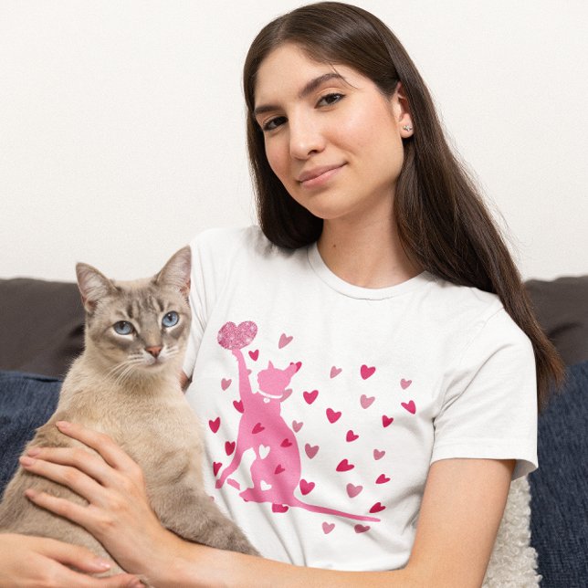 Valentine Cute Cat T-Shirt (Creator Uploaded)