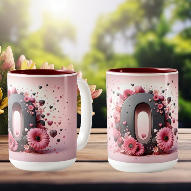 Valentine Day 3D A to Z Alphabet Coffee Mug (Creator Uploaded)