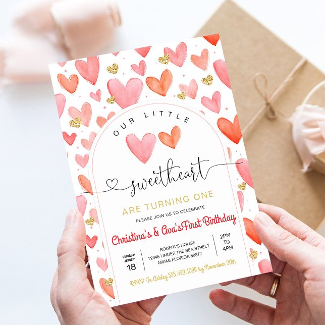 Valentine Day Baby Shower Invitation (Creator Uploaded)