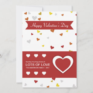 Valentine day greeting card