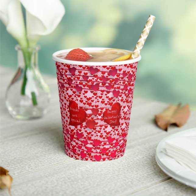 Valentine Day Party Love Paper Cups (Insitu)