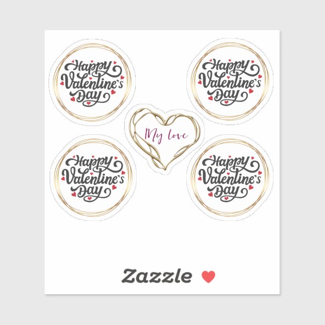 Valentine day sticker  (Sheet)