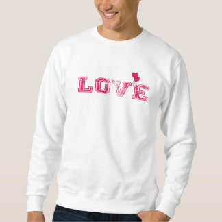 valentine day t-shirt designs 2024 LOVE Text  Sweatshirt
