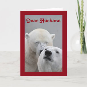 Valentine Dear Husband Holiday Card