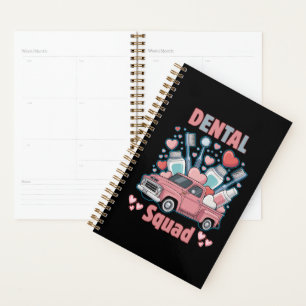 Valentine Dental Squad Cute Tooth Team Planner