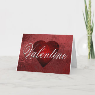 Valentine design holiday card