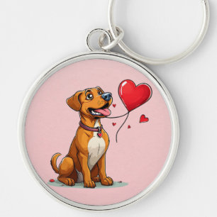 🐶 Valentine Dog Keychain For Love Gift Idea ❤️