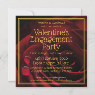 VALENTINE ENGAGEMENT Christian Scripture Invitation