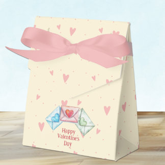 Valentine Envelope and Hearts Favour Box