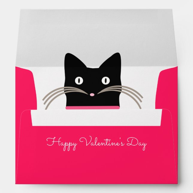 Valentine Envelope from the Cat. (Back (Bottom))