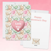 Valentine Envelopes and Hearts