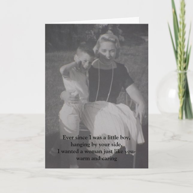 Valentine-Ever since I was a little boy,hanging... Holiday Card (Front)