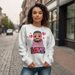 Valentine Eye Heart Drake T-Shirt