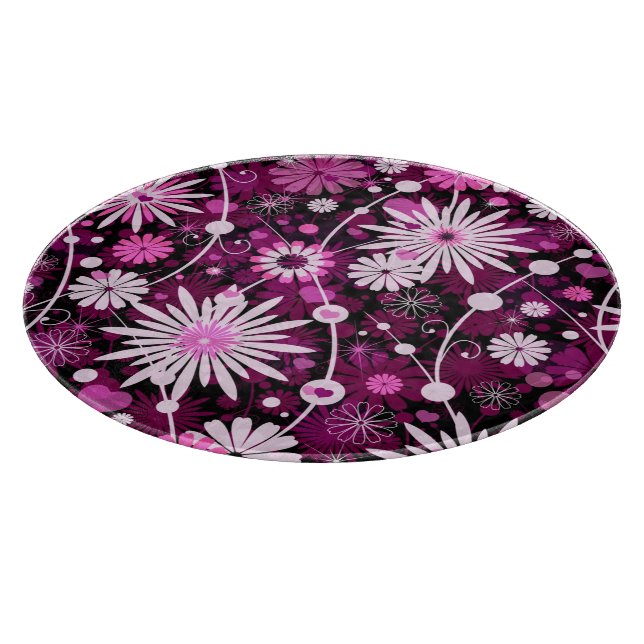 Valentine Floral Pattern Cutting Board (Corner)