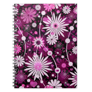 Valentine Floral Pattern Notebook