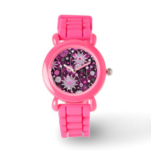 Valentine Floral Pattern Watch
