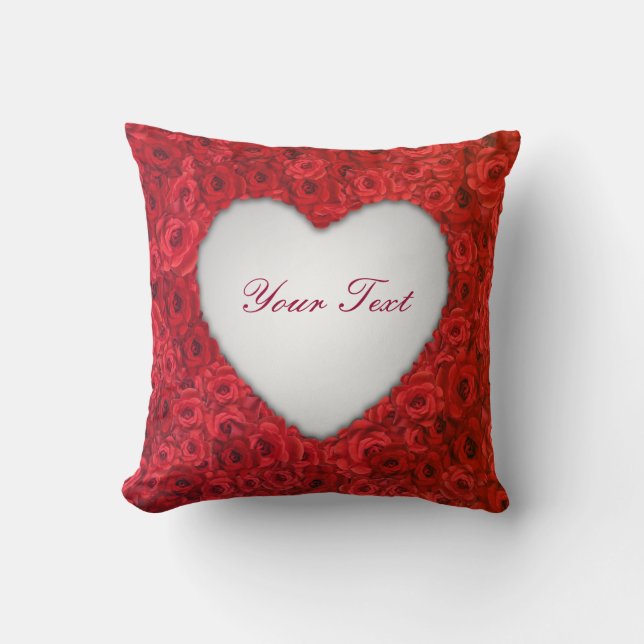 Valentine Flowers Cushion (Front)