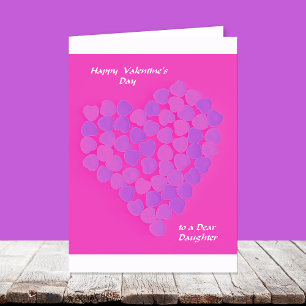 Valentine for Daughter -- Valentine Candy Holiday Card