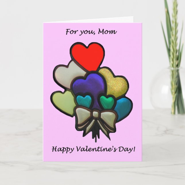 Valentine for Mum Holiday Card (Front)