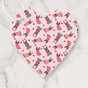 Valentine French Bulldogs Favour Tags