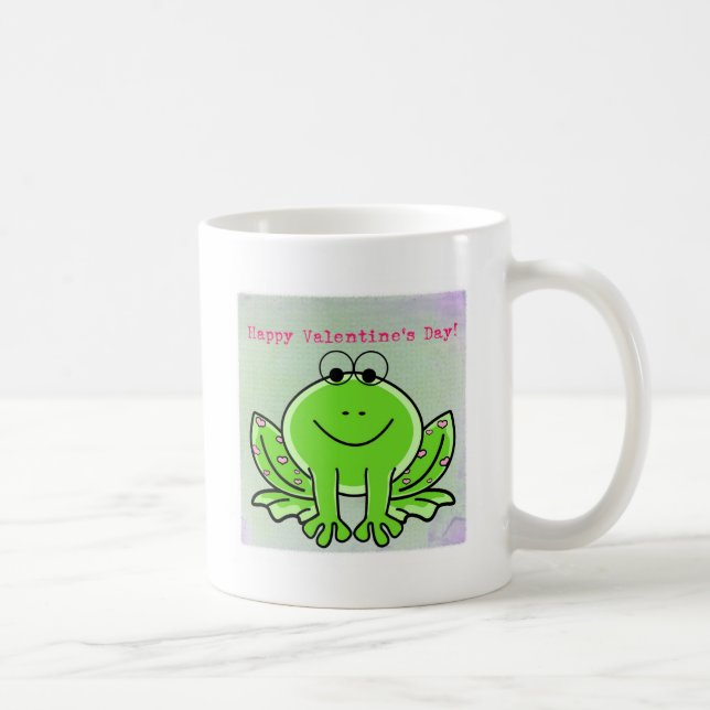 Valentine Frog Coffee Mug (Right)