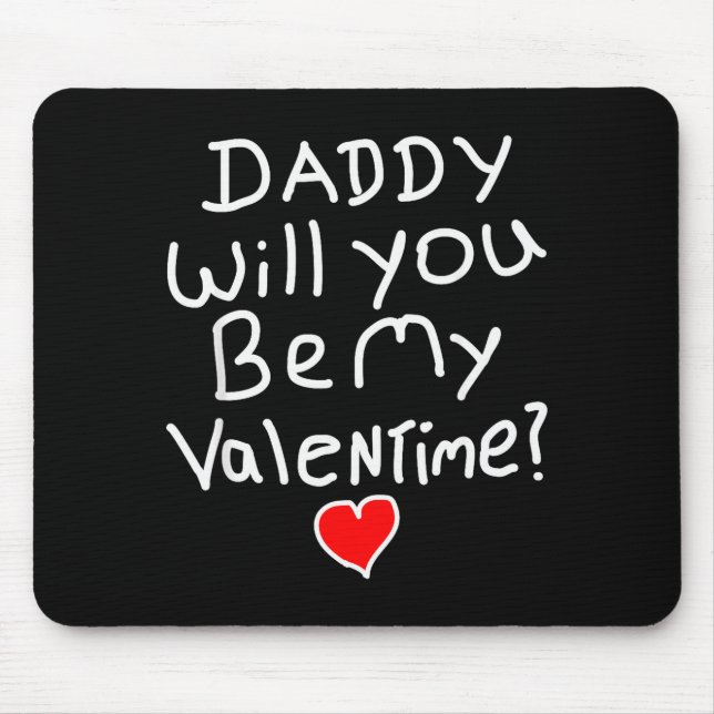 Valentine Funny Dad  Mouse Pad (Front)