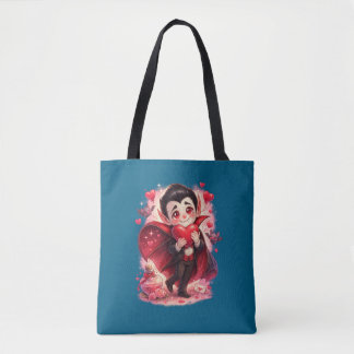 Valentine Funny Dracula tote bag - two-sided