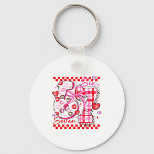 Valentine Funny Six Seven 6 7 Meme Slang Men Women Key Ring