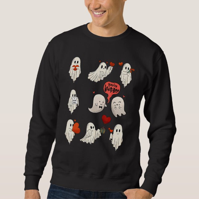 Valentine Ghost Tees, You're Beauti-boo, Funny Val Sweatshirt (Front)