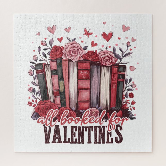 Valentine Gift | All Booked For Valentine Jigsaw Puzzle (Vertical)