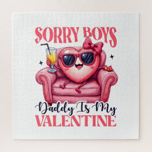 Valentine Gift   Daddy Is My Valentine Jigsaw Puzzle