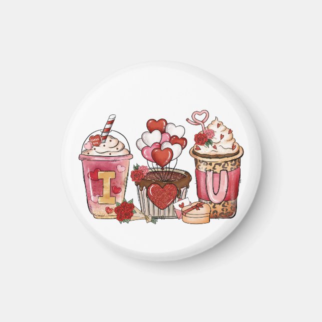 Valentine Gift | I Love You Magnet (Front)