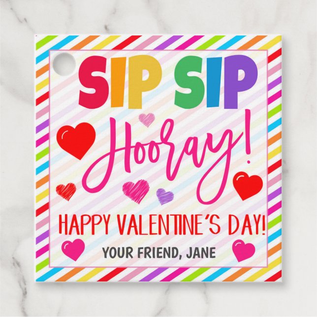 Valentine Gift Tag (Front)