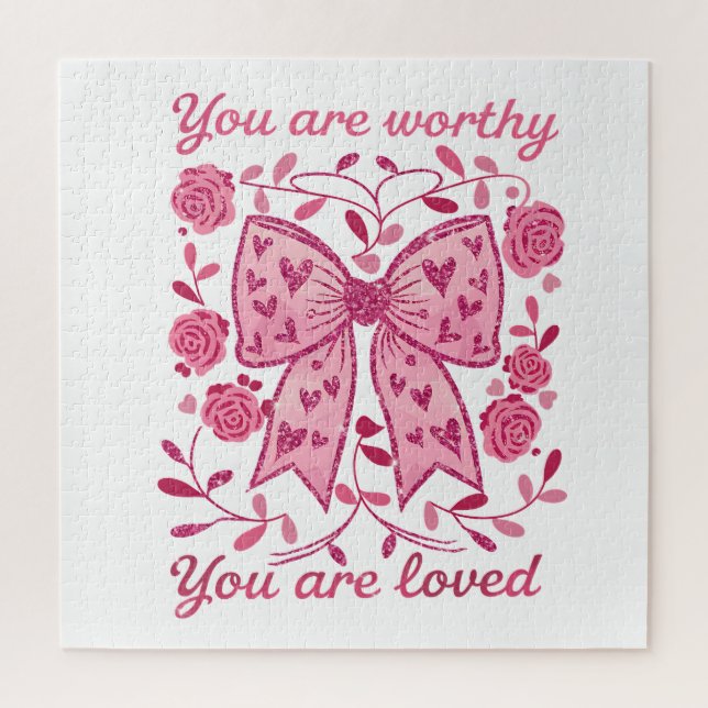 Valentine Gift | You Are Loved Jigsaw Puzzle (Vertical)