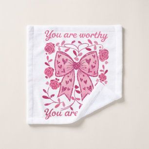 Valentine Gift You Are Loved Wash Cloth