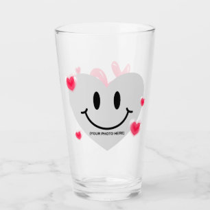 Valentine Glass Heart Balloon Bubblegum Couple