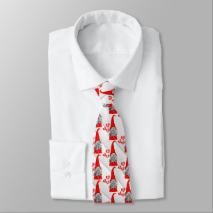 Valentine Gnome Neck Tie
