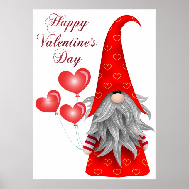 Valentine Gnome Poster (Front)