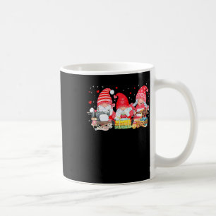 Valentine Gnome Quilting Sewing Seamstress Women M Coffee Mug