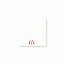 Valentine Gnomes Post-It Notes