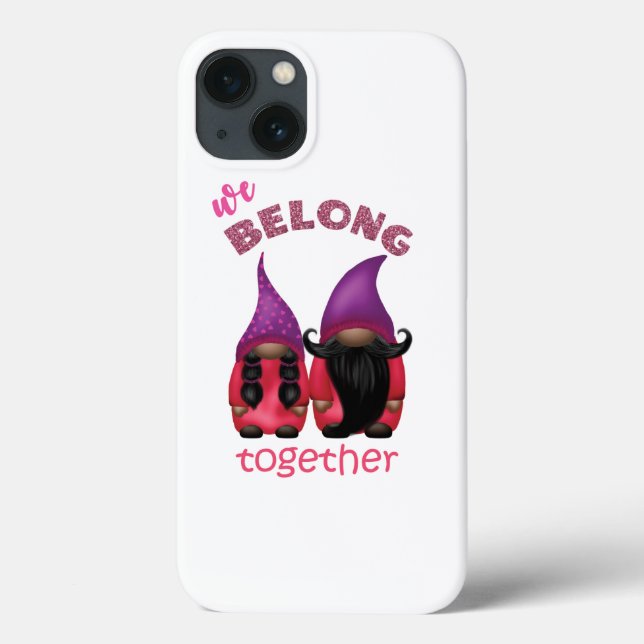 Valentine gnomes: we belong together Case-Mate iPh iPhone Case (Back)